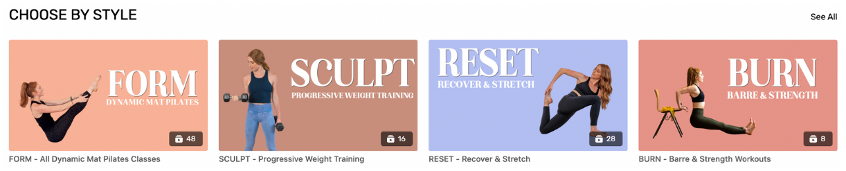 kala pilates different style workouts