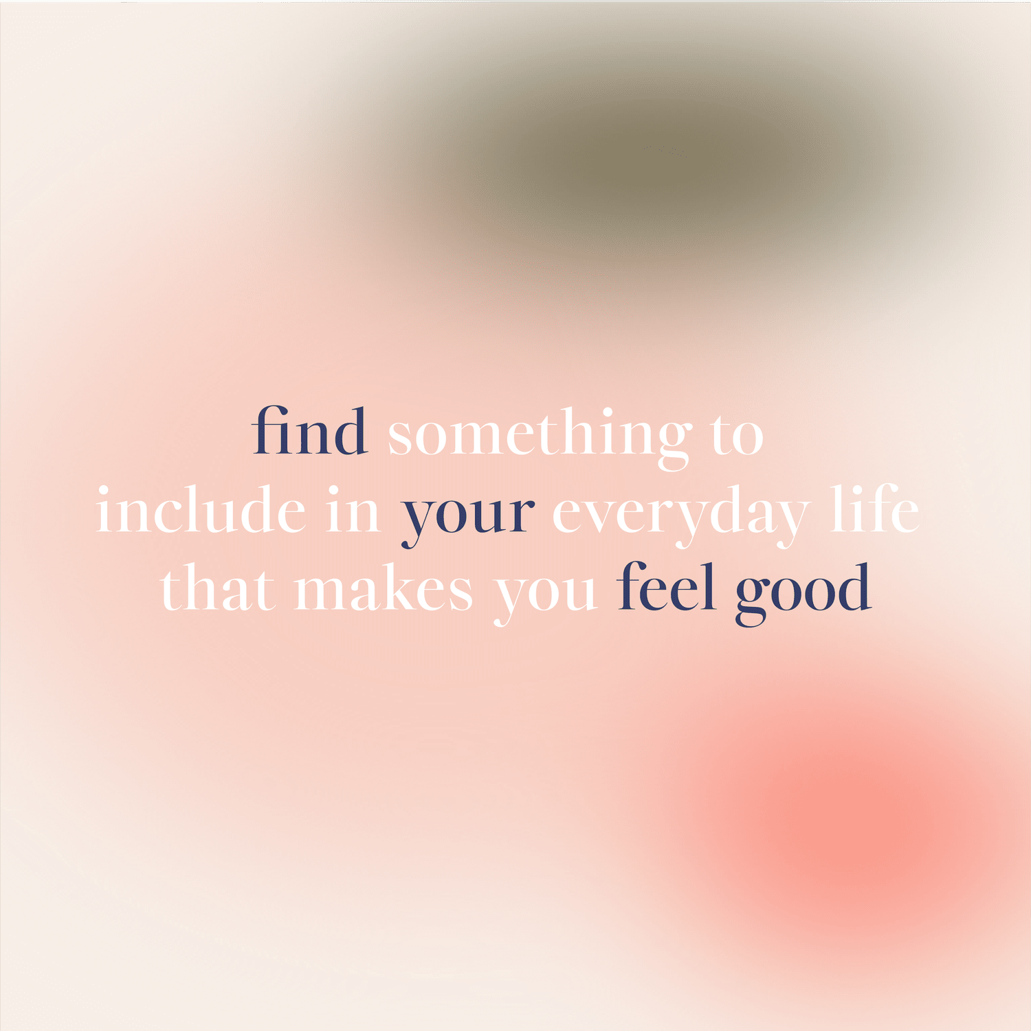 Positive affirmation