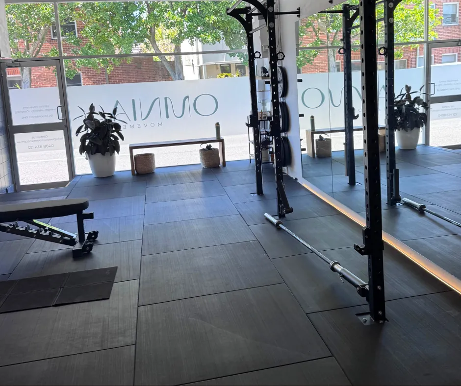 The private boutique gym at Omnia Movement in Manly